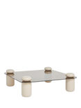 MADE Easton Coffee Table, Brown/Ecru