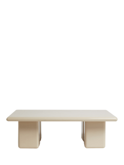 MADE Lacey Square Coffee Table, Ecru, Ecru