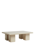 MADE Lacey Square Coffee Table, Ecru