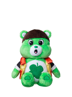 Care Bears x Stranger Things Fun Size Good Luck Bear as Will Plush Soft Toy, Multi