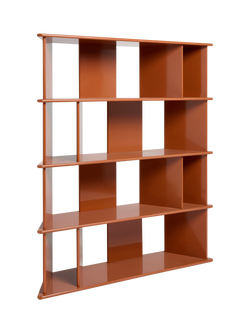 MADE Ingrid Wide Shelving Unit, Rust - view 2, Ecru