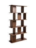 MADE Nyla Tall Shelving Unit, Walnut