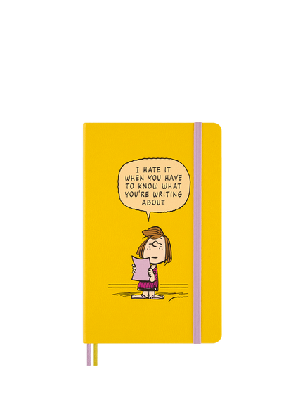 Moleskine x Peanuts Writing Notebook, Yellow, Yellow