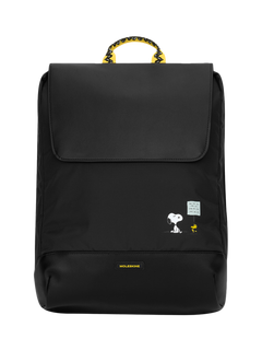Moleskine x Peanuts Metro Slim Backpack, Black