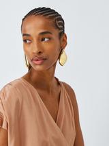 John Lewis Abstract Curved Statement Earrings