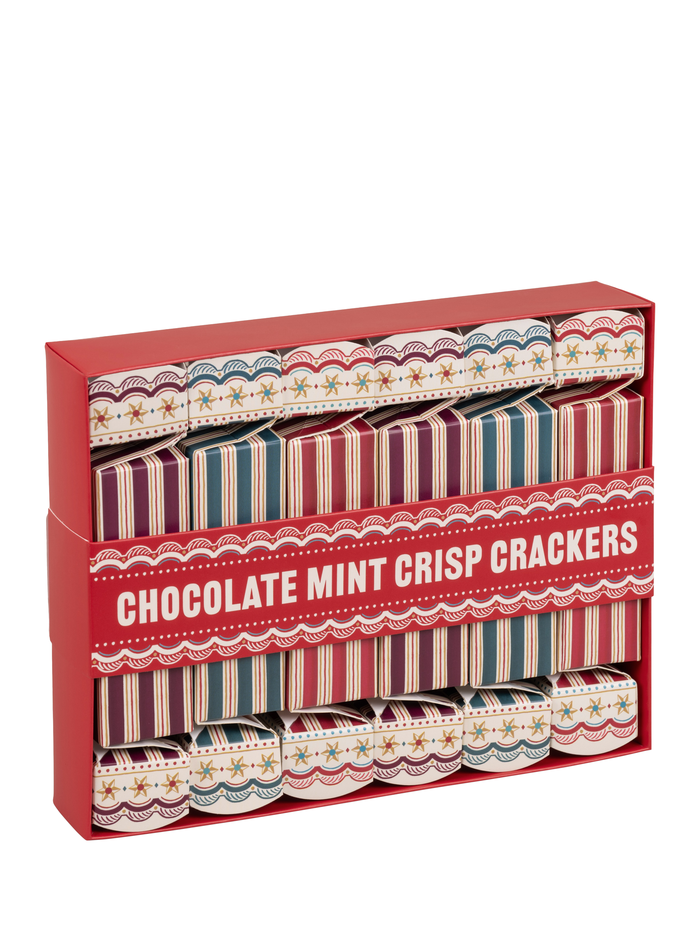 Dark Chocolate Mint Crisp Mini Crackers, Pack of 6