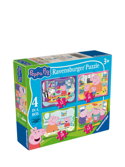 Peppa Pig Ravensburger 4 in a Box Jigsaw Puzzle, Multi