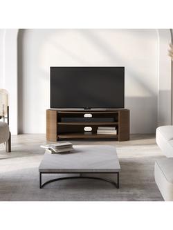 Tom Schneider Elliptic Deluxe 125cm Media Unit - view 2, Walnut