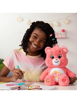 Care Bears Love-A-Lot Bear Recycled Polyester Plush Soft Toy, 35cm - view 2, Multi