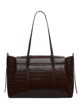 Radley The Chancery Faux Croc Large Shoulder Bag, Dark Oak