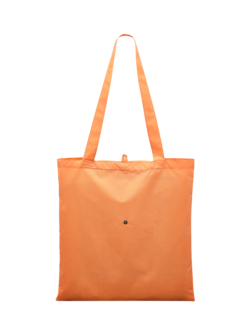 Product image 2 of 3, which shows Radley Paradise Palms Foldaway Tote Bag, Peach Cobbler