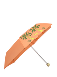 Radley Paradise Palms Print Umbrella, Peach Cobbler
