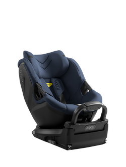 Axkid Spinkid 2 Car Seat, Coastal Storm Black - view 2, Glacier Lake Blue