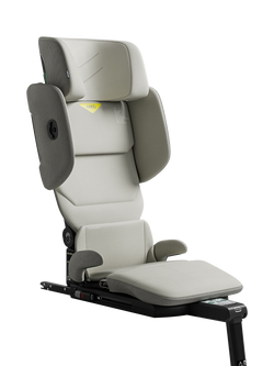 Axkid Up High Back Booster Seat, Beachgrass Beige