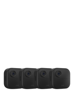 Blink Outdoor 4 Wireless Battery Smart Security System with Four HD Cameras, Black