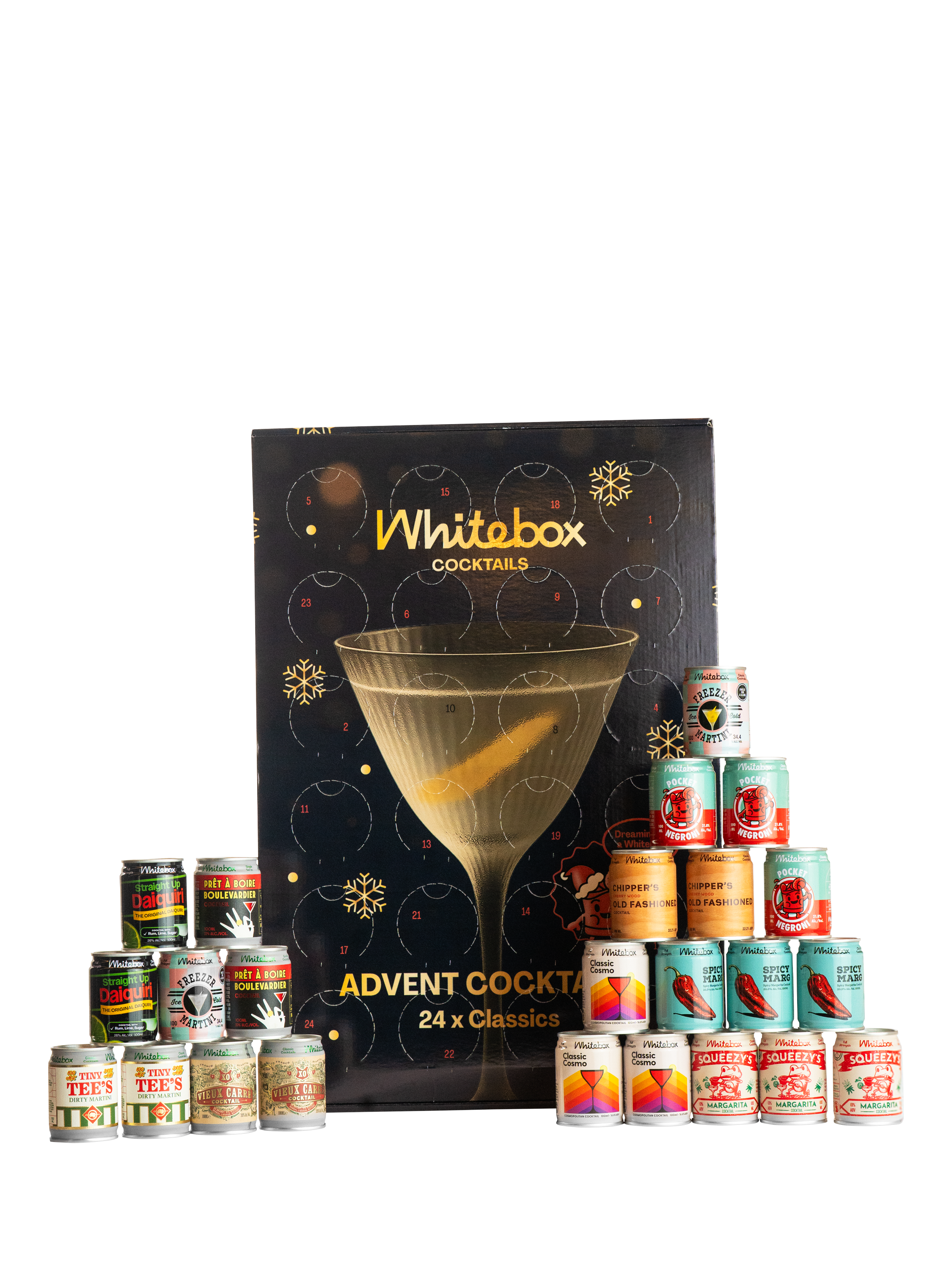Whitebox Cocktails Advent Calendar, 24x 10cl