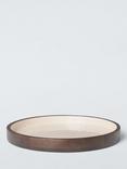 John Lewis Mango Wood Serving Bowl, 40.5cm, White Pearl
