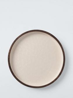 John Lewis Mango Wood Serving Dish/Tray, 40.5cm, White Pearl - view 2, White Pearl