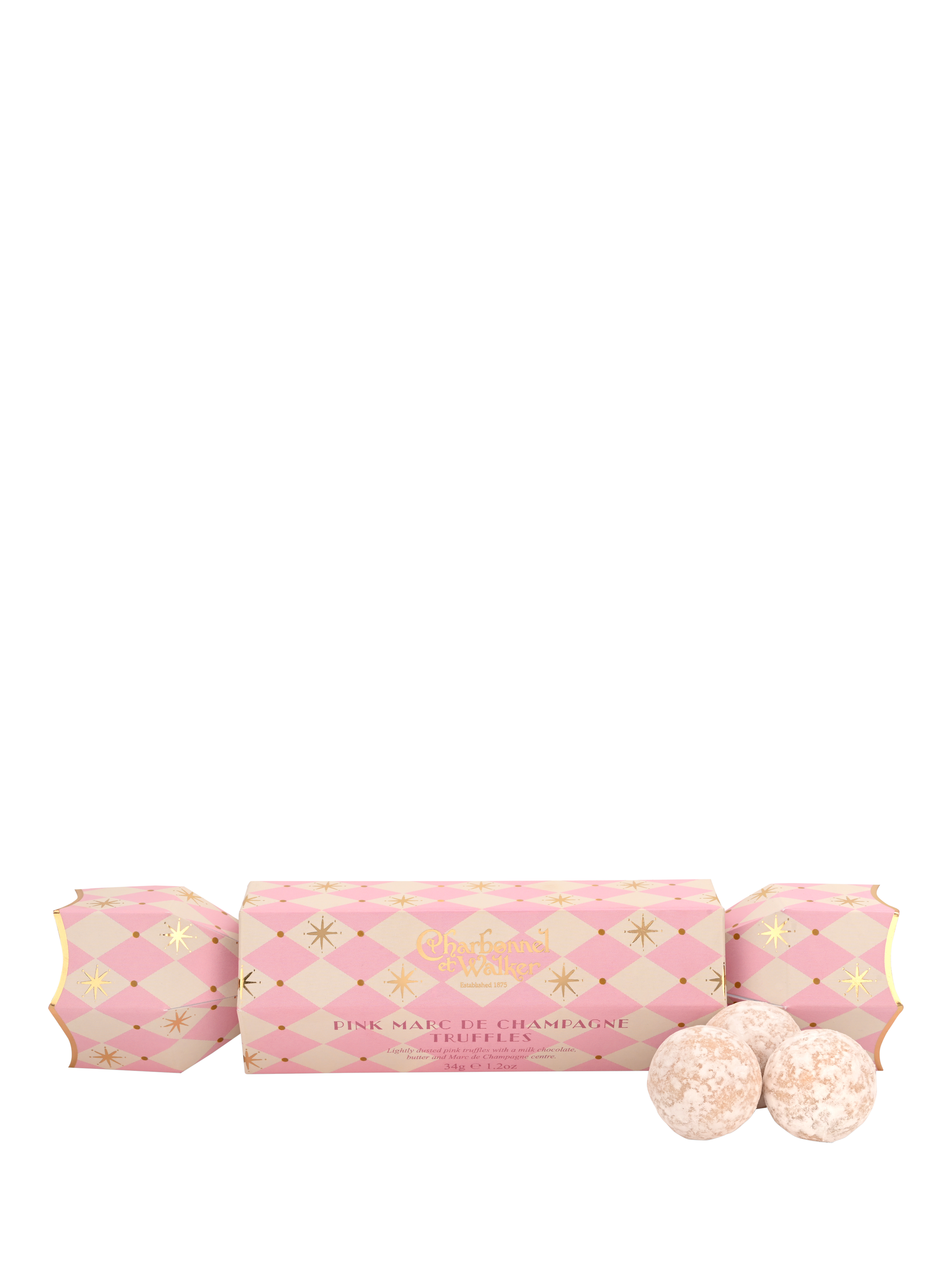 Charbonnel et Walker Pink Champagne Truffle Cracker, 34g