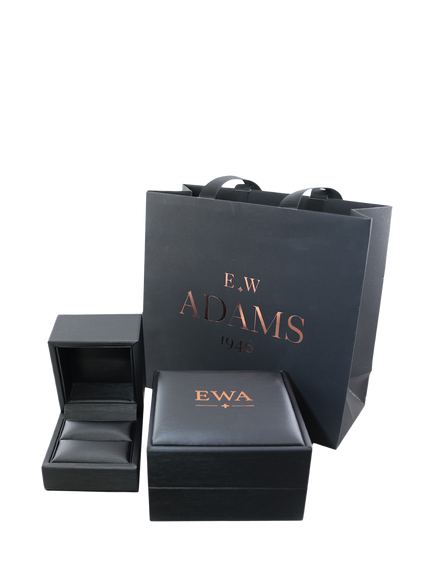 E.W Adams 9ct White Gold Freshwater Pearl Hook Earrings - view 2, White Gold/Peacock