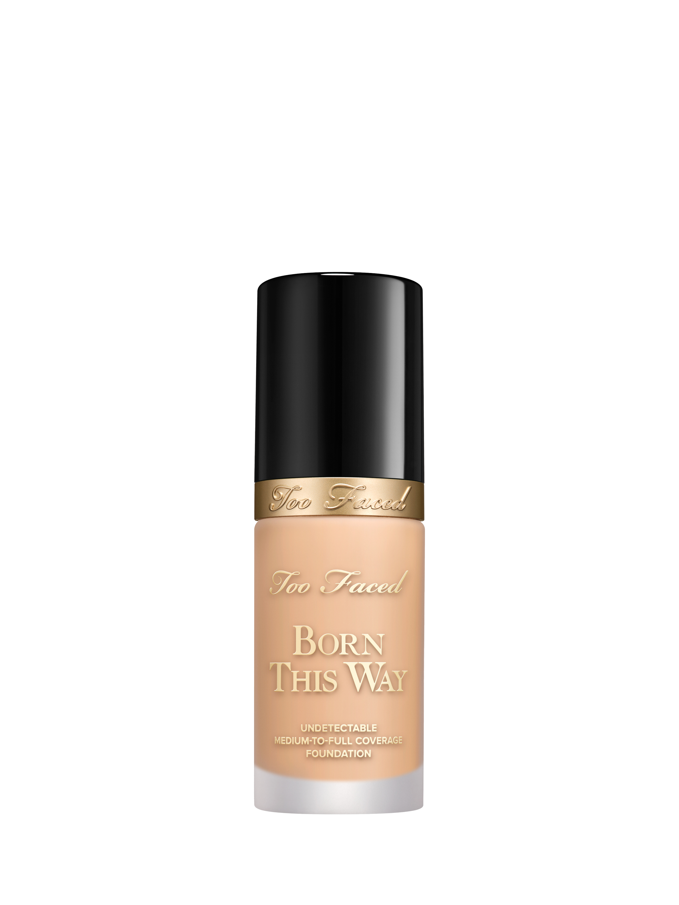 Product image 1 of 6, which shows Too Faced Born This Way Undetectable Medium-To-Full Coverage Foundation, Nude