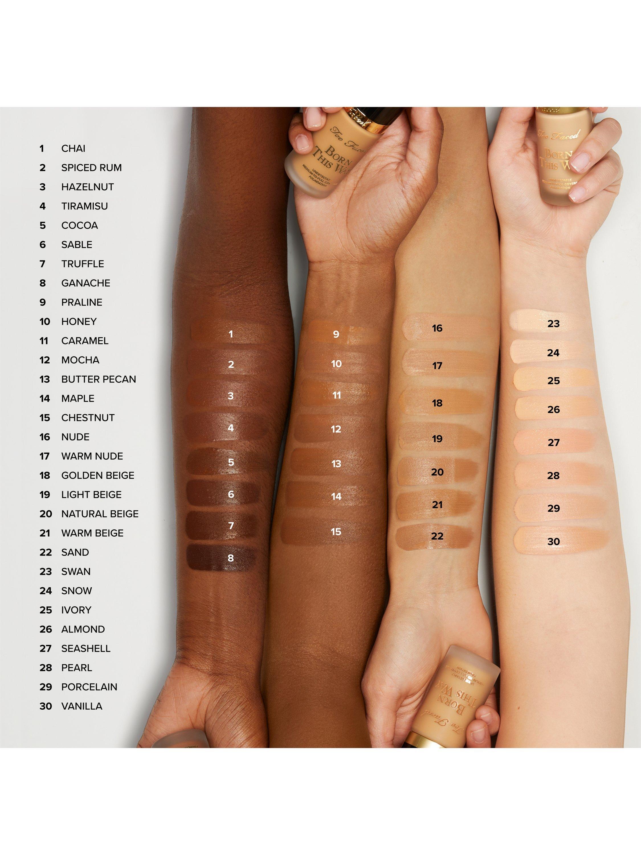 Product image 4 of 6, which shows Too Faced Born This Way Undetectable Medium-To-Full Coverage Foundation, Nude