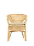 Desser Rattan Loom Chair with Cushion, Natural