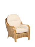 Desser Centurion Rattan Lounge Chair, Cream/Natural