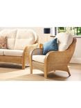 Desser Centurion Rattan Lounge Chair, Cream/Natural