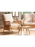 Desser Chester Rattan Lounge Chair, Cream/Natural