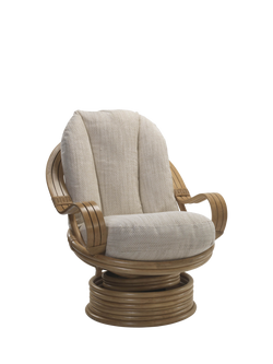 Desser Madrid Rattan Rocking Chair, Jasper/Natural, Beige