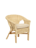 Desser Kids' Loom Chair with Cushion, Natural