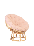 Desser Papasan Rattan Chair, Pink