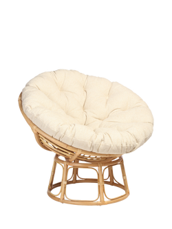 Desser Papasan Rattan Chair, Cloud, Beige