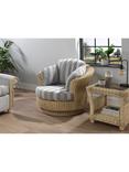 Desser Samford Lyon Rattan Swivel Chair, Grey
