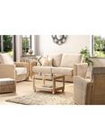Desser Burford Rattan 5-Seater Lounging Table & Chairs Set, Grey