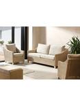 Desser Dijon Rattan 5-Seater Lounge Sofa & Chairs Set, Grey