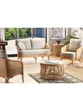 Desser Royal Rattan 4-Seater Lounging Table & Chairs Set, Green