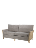 Desser Arlington Rattan 3-Seater Sofa, Grey