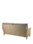 Desser Arlington Rattan 3-Seater Sofa, Grey