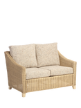 Desser Dijon Rattan 2-Seater Sofa, Farrow