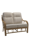 Desser Madrid Rattan 2-Seater Sofa, Jasper/Natural