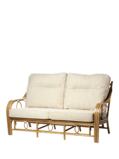 Desser Madrid Rattan 3-Seater Sofa, Jasper/Natural