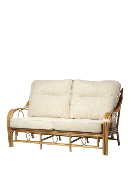 Desser Madrid Rattan 3-Seater Sofa, Jasper/Natural, Beige