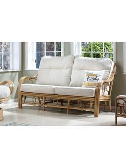 Desser Madrid Rattan 3-Seater Sofa, Jasper/Natural - view 2, Beige