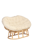 Desser Papasan Rattan 2-Seater Sofa, Cloud