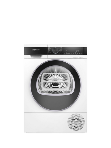 Siemens iQ500 WQ45G203GB Heat Pump Tumble Dry, 9kg Load, White, White