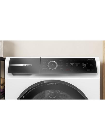 Bosch Series 8 WRB247C9GB Self-cleaning Heat Pump Tumble Dryer, 9kg Load, White - view 2, White