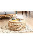 Desser Beijing Rattan Coffee Table, Natural