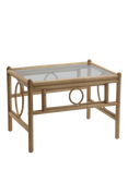 Desser Madrid Rattan Coffee Table, Light Oak